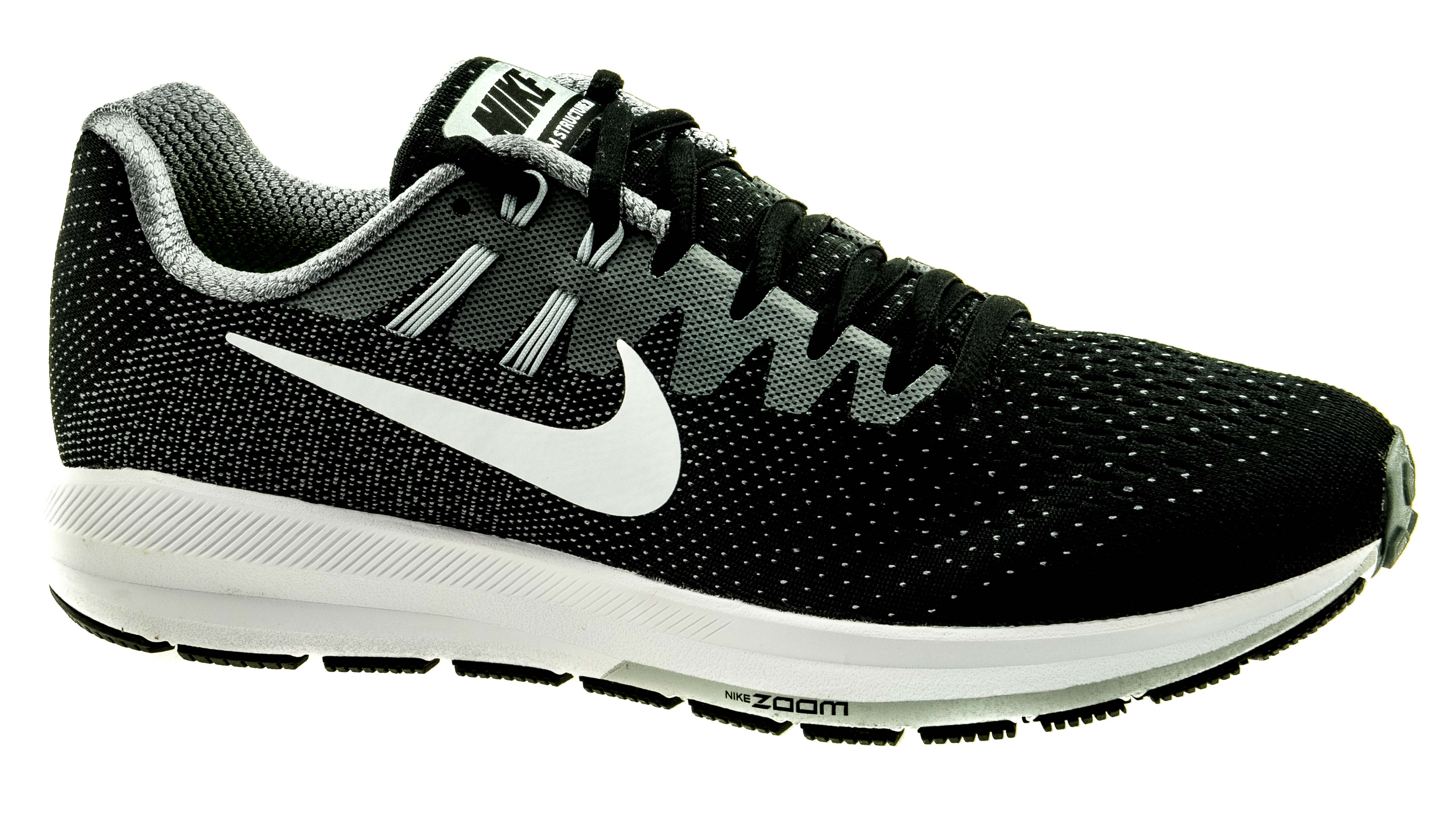 Nike Air Zoom Structure 20 black/white/cool grey | Skate-dump.nl